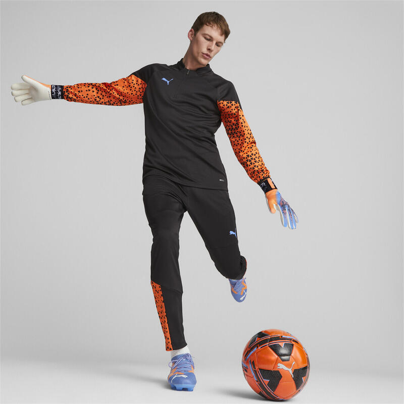 Gants de gardien hybrides ULTRA Grip 1 PUMA Ultra Orange Blue Glimmer