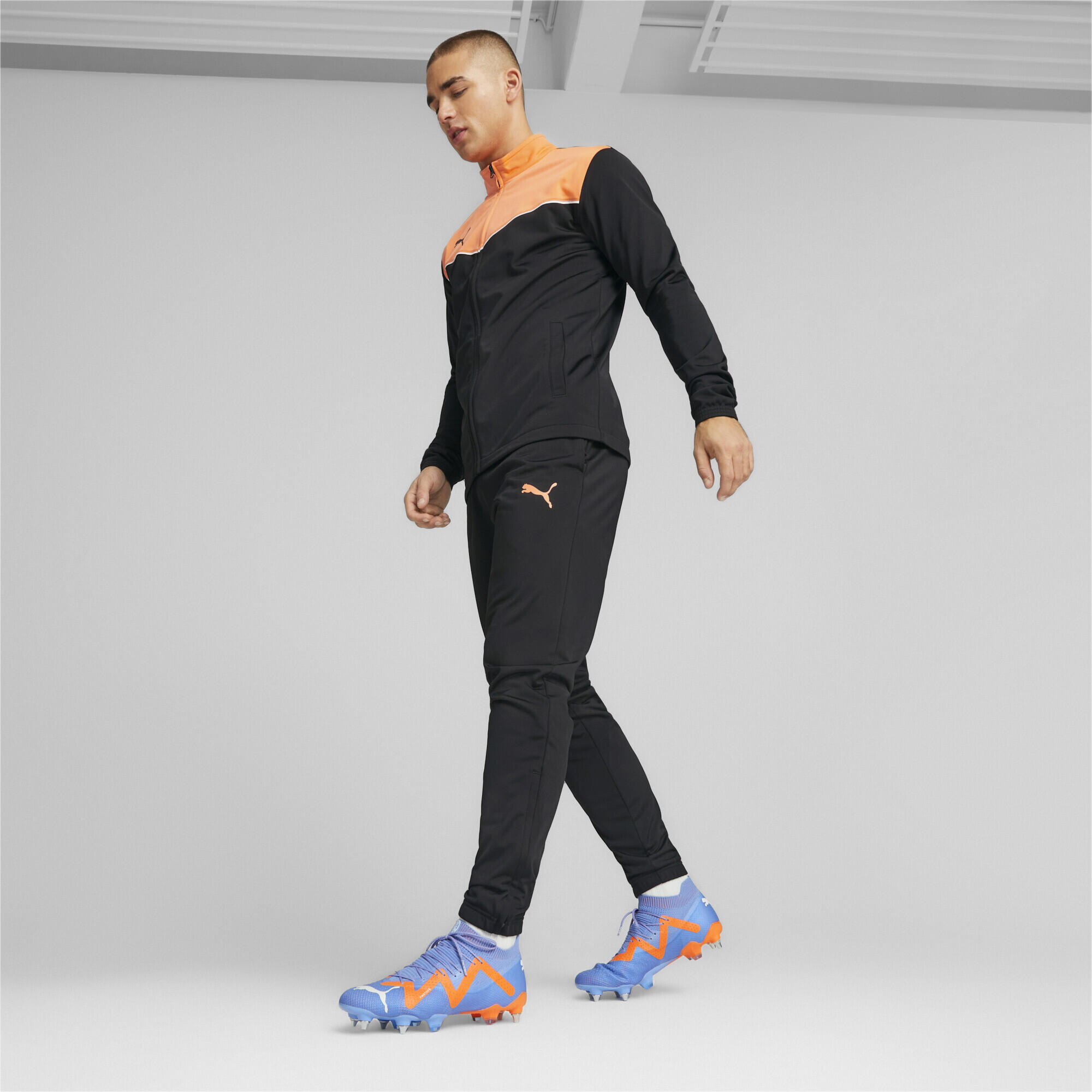 FUTURE ULTIMATE MxSG voetbalschoenen PUMA Blue Glimmer White Ultra Orange 4/7
