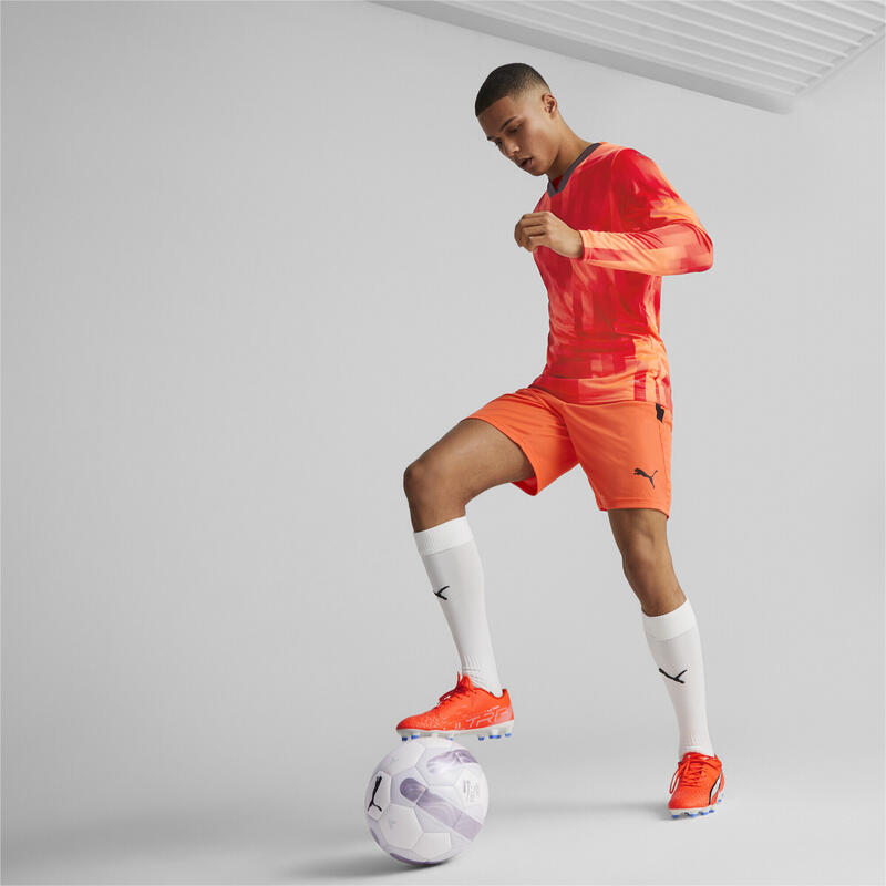 Ghete fotbal barbati Puma Ultra Play FG/Ag Portocaliu 46.5 Teren gazon natural