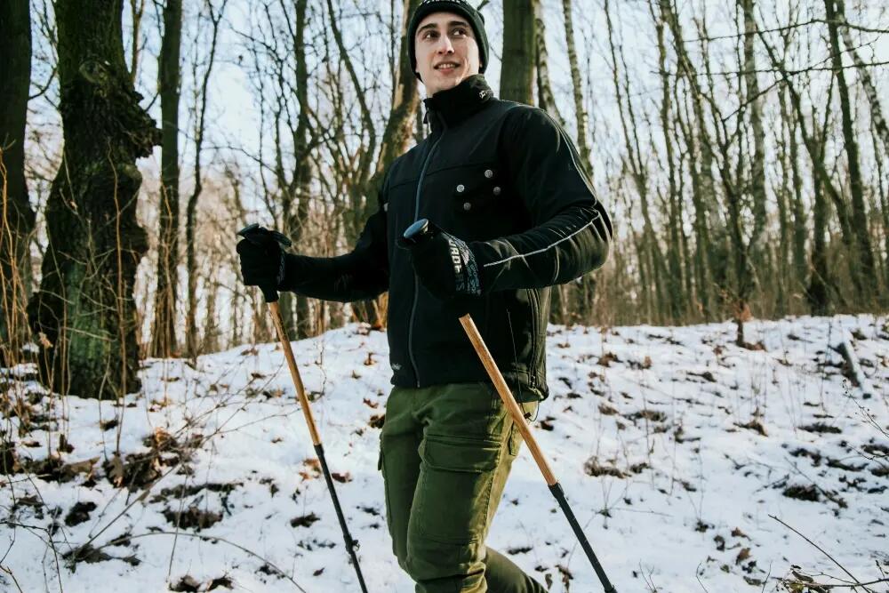 Kije trekkingowe Spokey BASTONE z ekologicznych materiałów 6/7