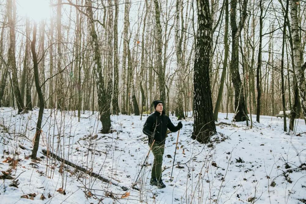 Kije trekkingowe Spokey BASTONE z ekologicznych materiałów 7/7