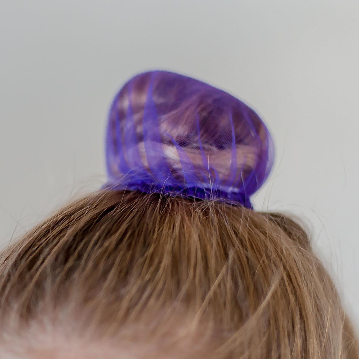 Indigo Sports - Filets À Chignon Indigo 9 Cm - Elastique À Cheveux - Violet - Taille Unique - Decathlon