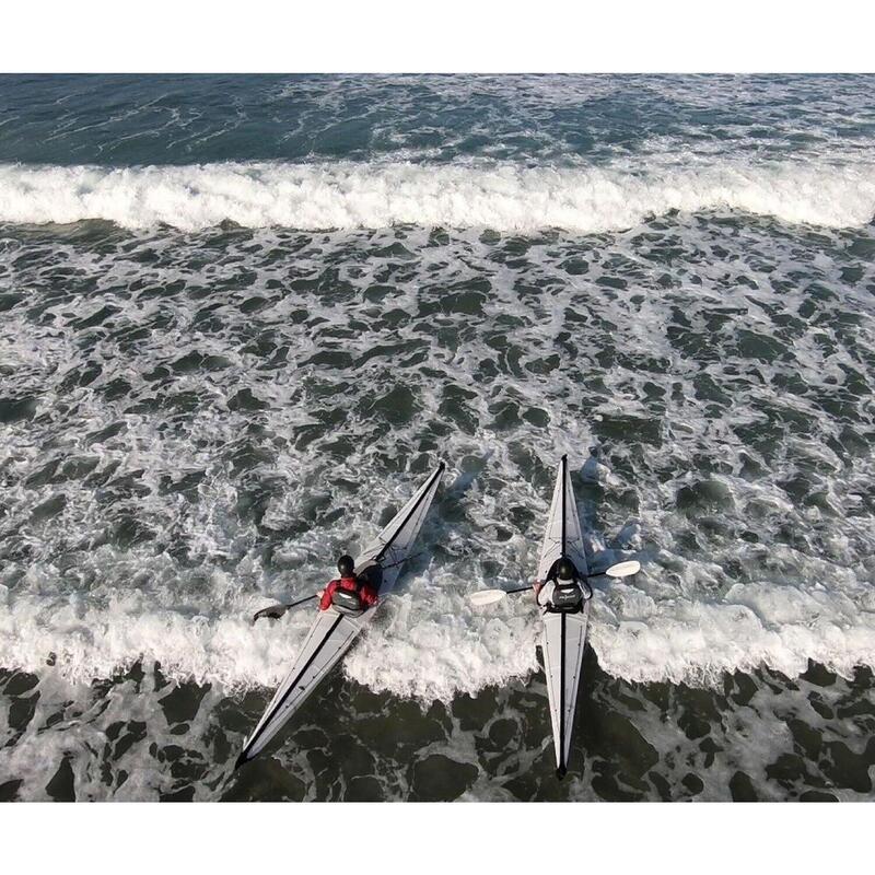 Kajak składany do pływania Oru kayak Coast XT lekki morski