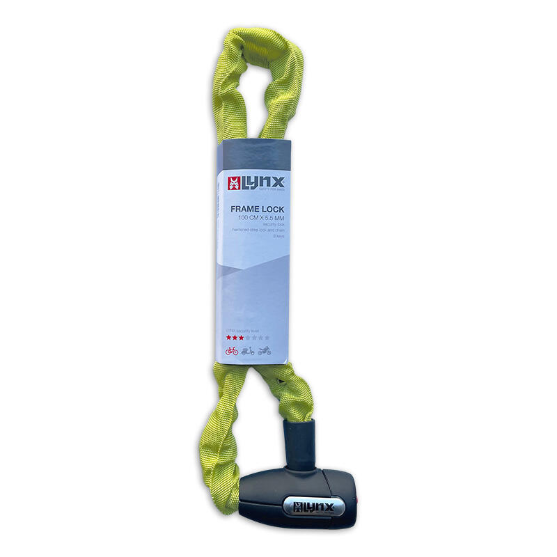 Lynx Cityline M - 85cm Chain Lock in Green