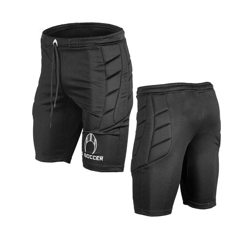 silueta Debe Haiku Pantalón Portero Corto Ho Soccer LOGO Adulto Negro | Decathlon