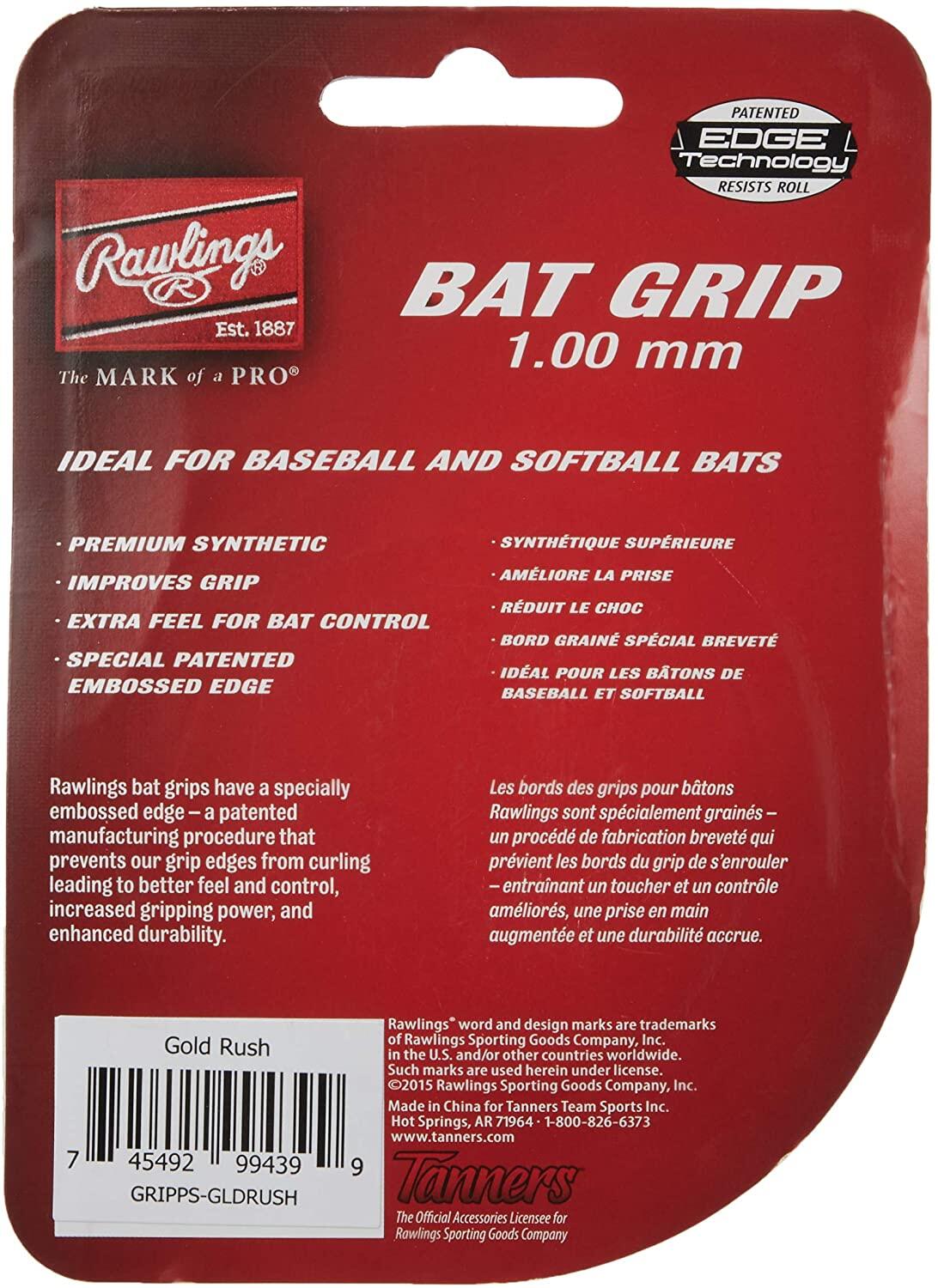 Bat Grip Softball Baseball Premium Schwarz 1.00 mm 5/5