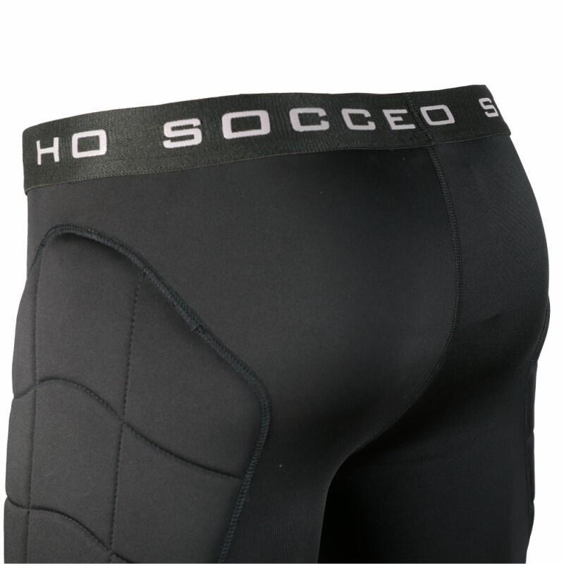 Pantaloni da calcio termici Raven 3/4 con protezioni.