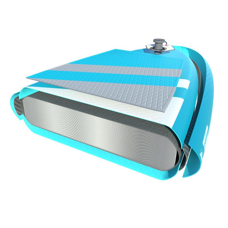 AQUAPLANET Aufblasbares Kajak Paddleboard Set - Rockit Blau