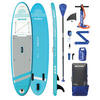 AQUAPLANET Opblaasbaar kajak paddleboard set - Rockit Blauw