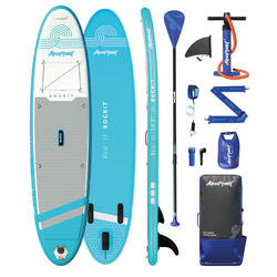 AQUAPLANET Opblaasbaar kajak paddleboard set - Rockit blauw