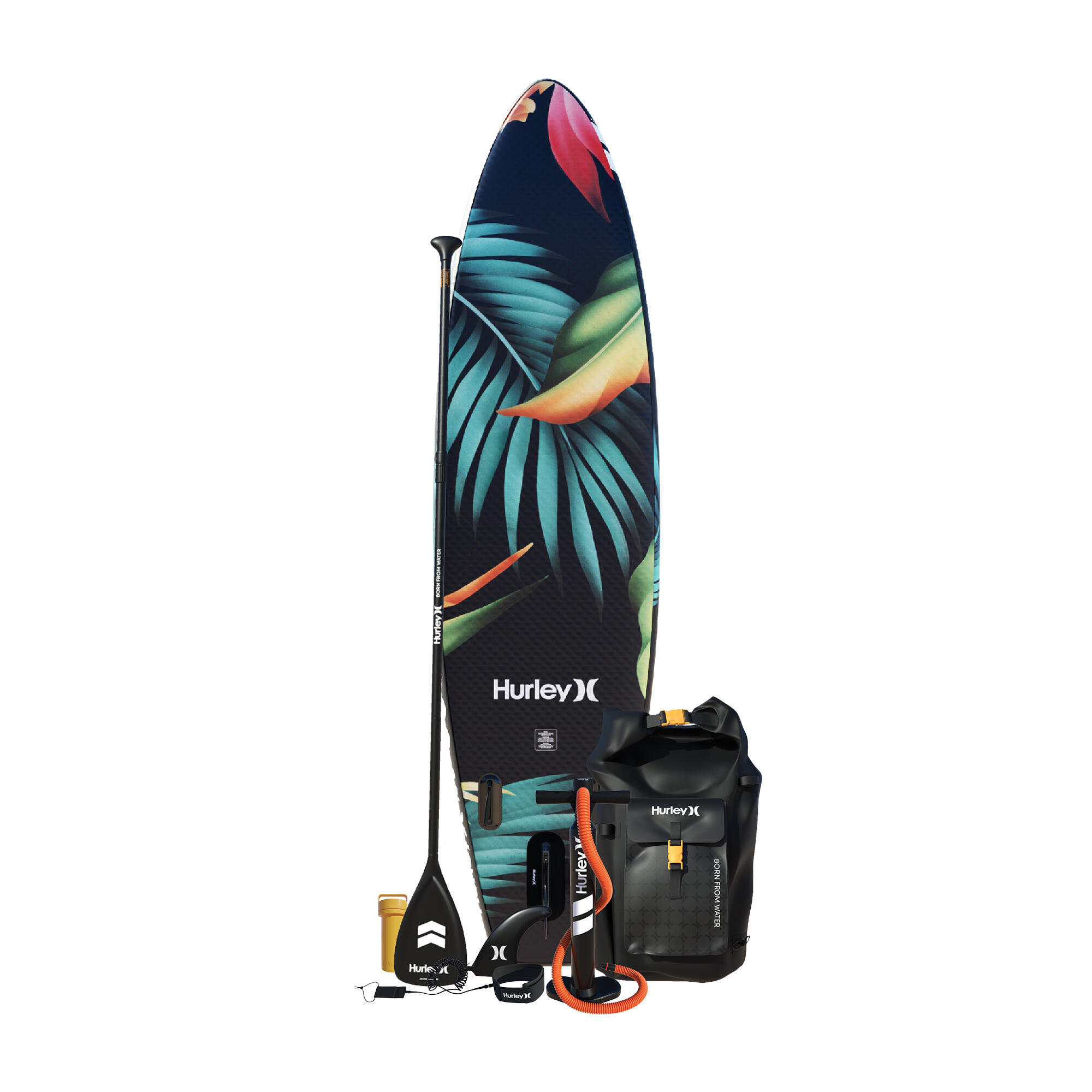 Hurley Phantomtour PARADISE 10'6 Inflatable Paddle Board Package 3/6