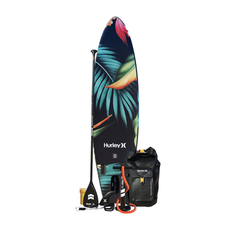 Hurley Phantomtour PARADISE 10'6 opblaasbaar paddleboard-pakket