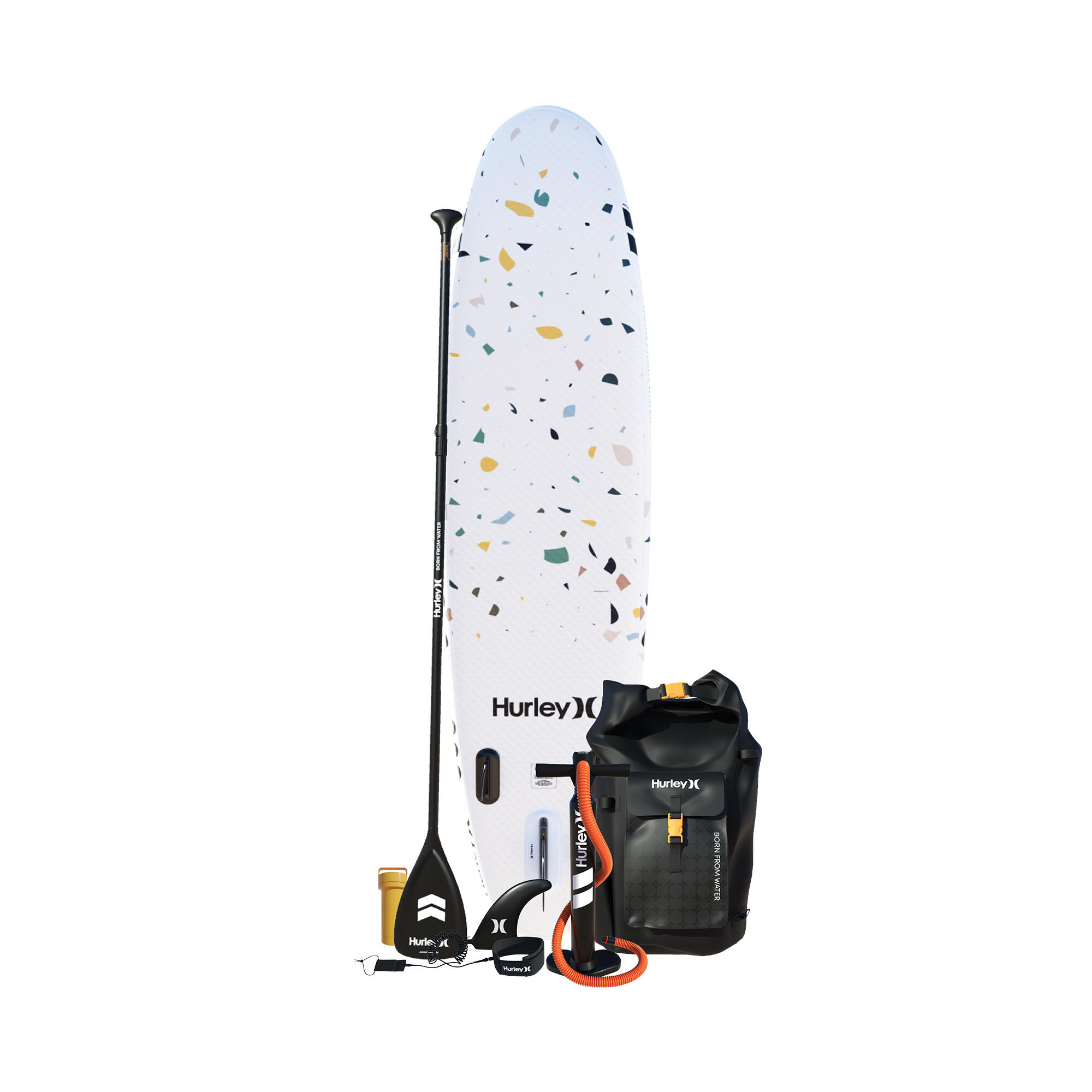 Advantage TERRAZZO 10' Inflatable Paddle Board Package HURLEY Decathlon
