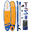 AQUAPLANET Kit Tabla de Paddle Surf Hinchable - Max - Naranja