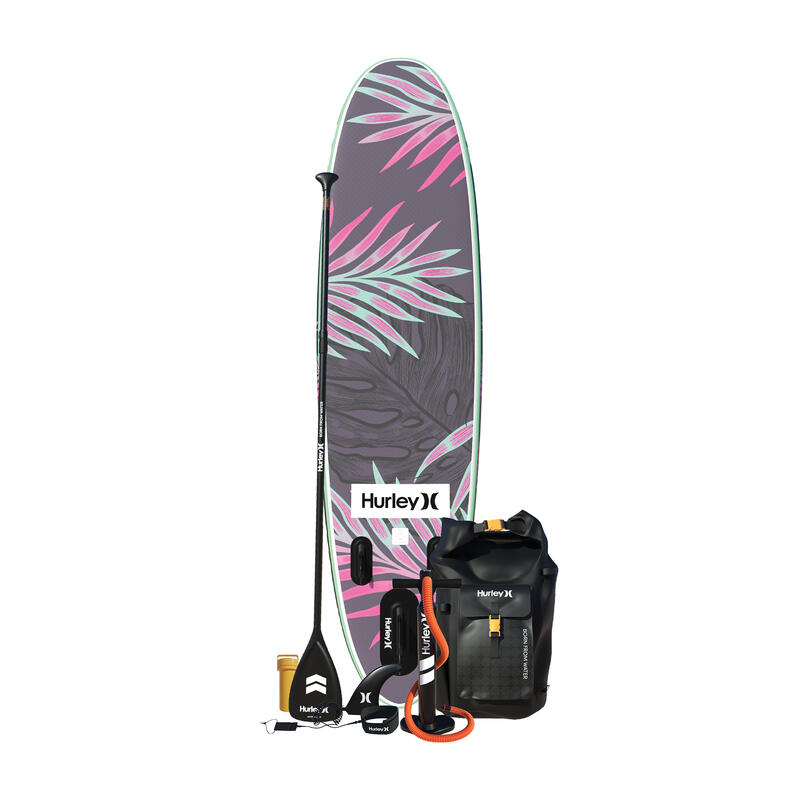 Hurley Advantage DARK SMOKE 10'6 opblaasbaar paddleboard-pakket