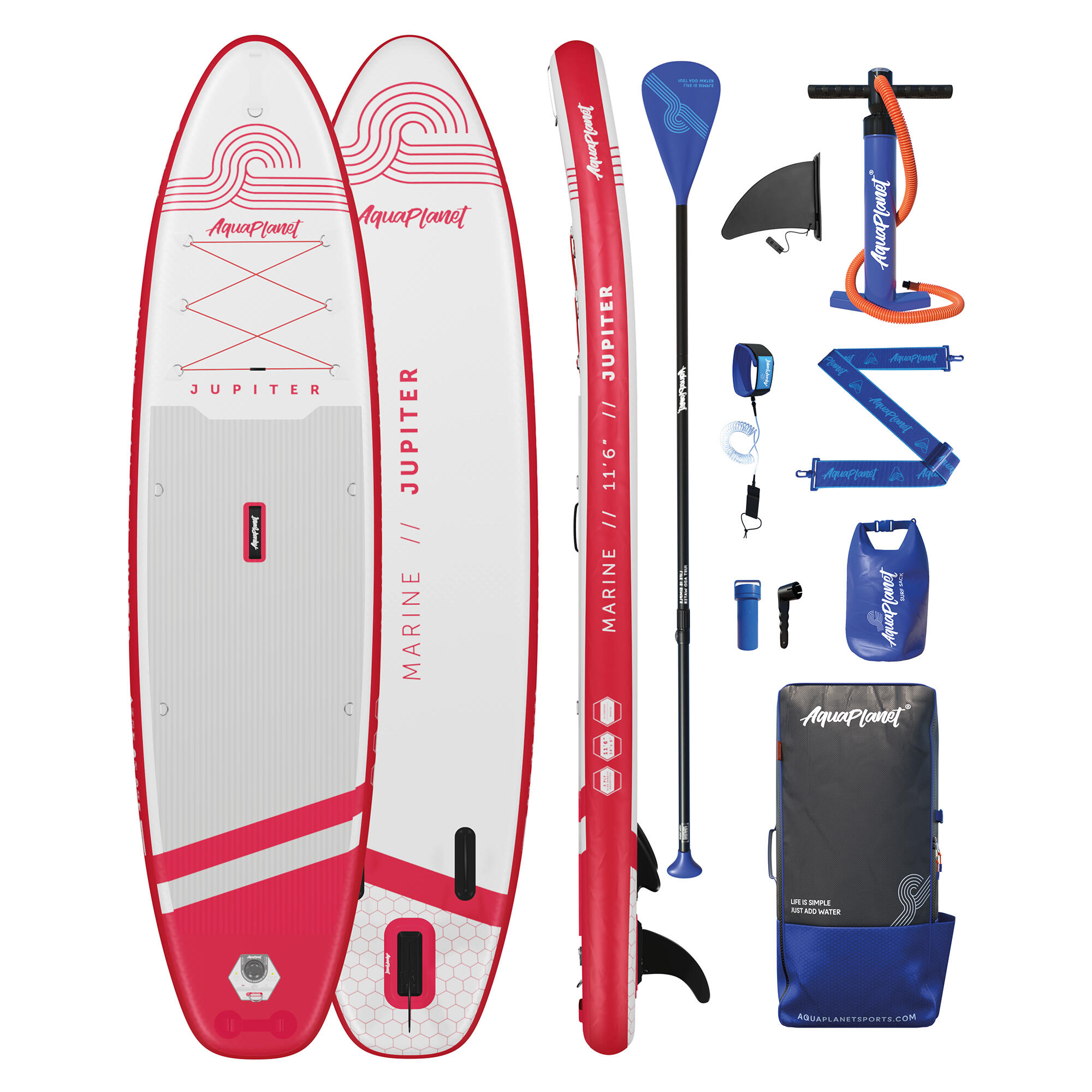 AQUAPLANET Aquaplanet JUPITER 11'6 Inflatable Paddle Board Package