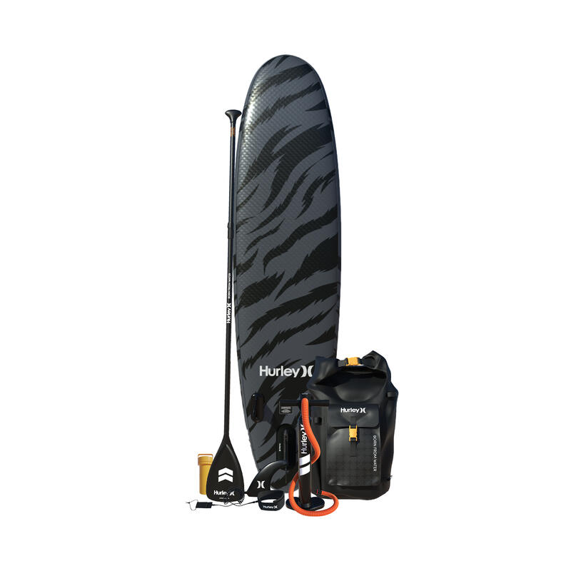 Prancha de stand up paddle inflável Hurley Advantage Black Tiger 10'