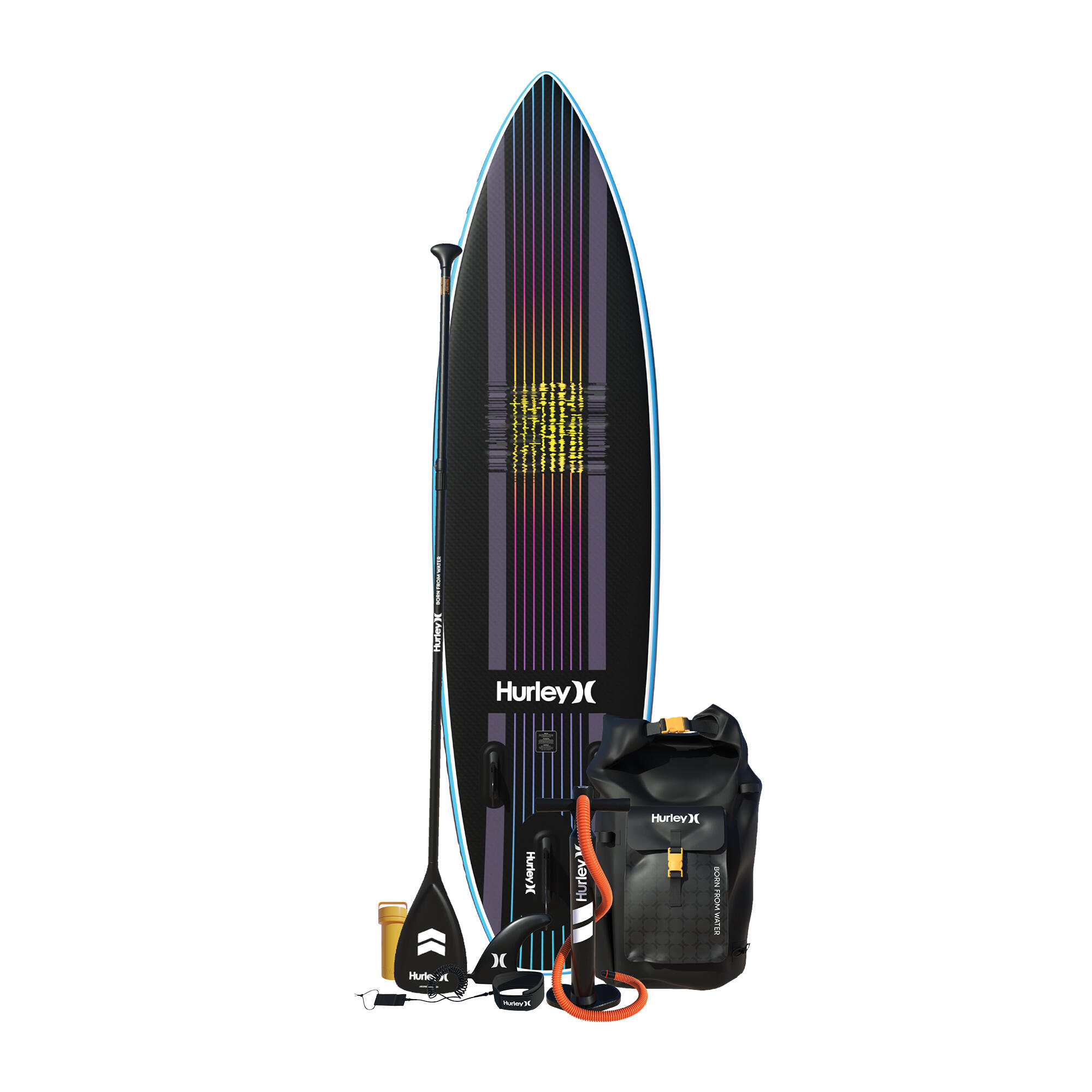 Hurley ApexTour MIAMI NEON 10'8 Inflatable Paddleboard Package 3/5