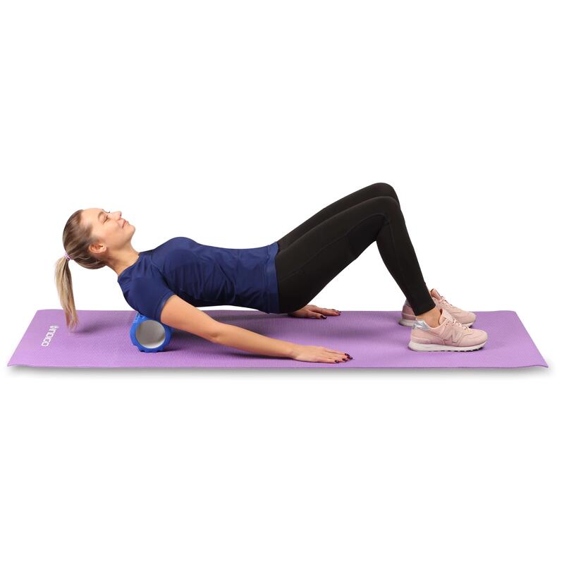 Rouleau en Mousse Rond pour Massages et Yoga INDIGO 33*14 cm