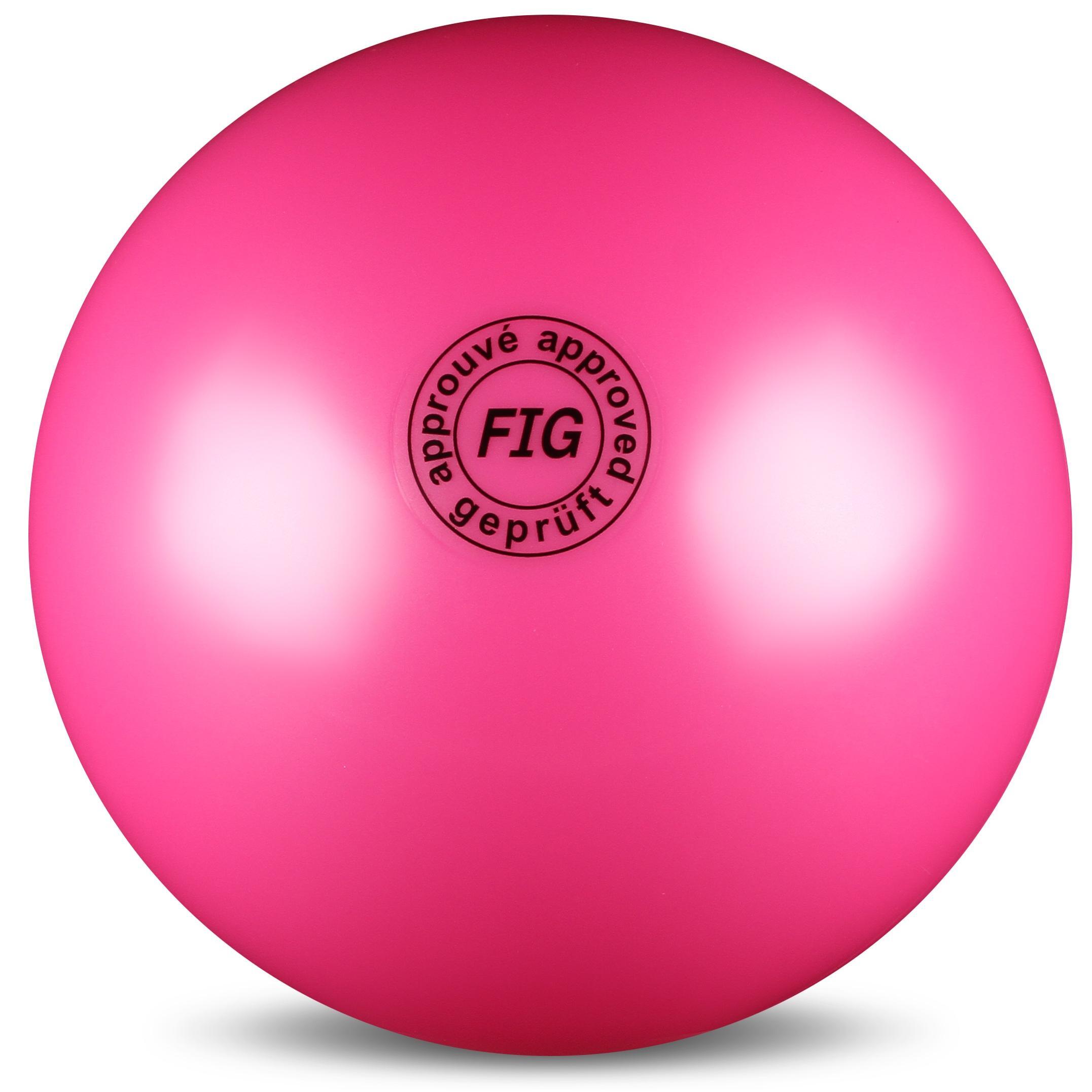 INDIGO SPORTS Míč na gymnastiku uměleckou silikonový 420 g INDIGO 19 cm