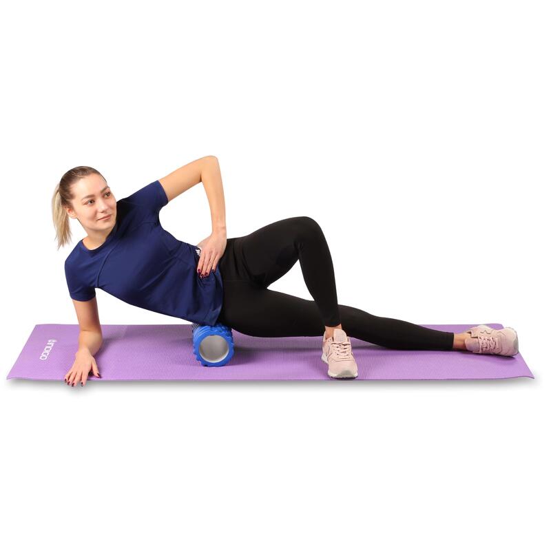 Rouleau en Mousse Rond pour Massages et Yoga INDIGO 33*14 cm