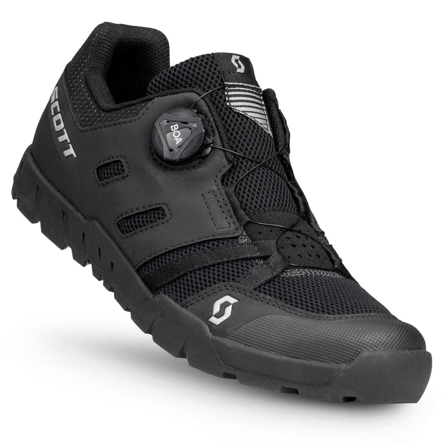 Scott - Scott Chaussures De Vtt - Hommes - Sport Crus-r Flat Boa - Chaussures De Sport - Gris|noir - 45 - Decathlon
