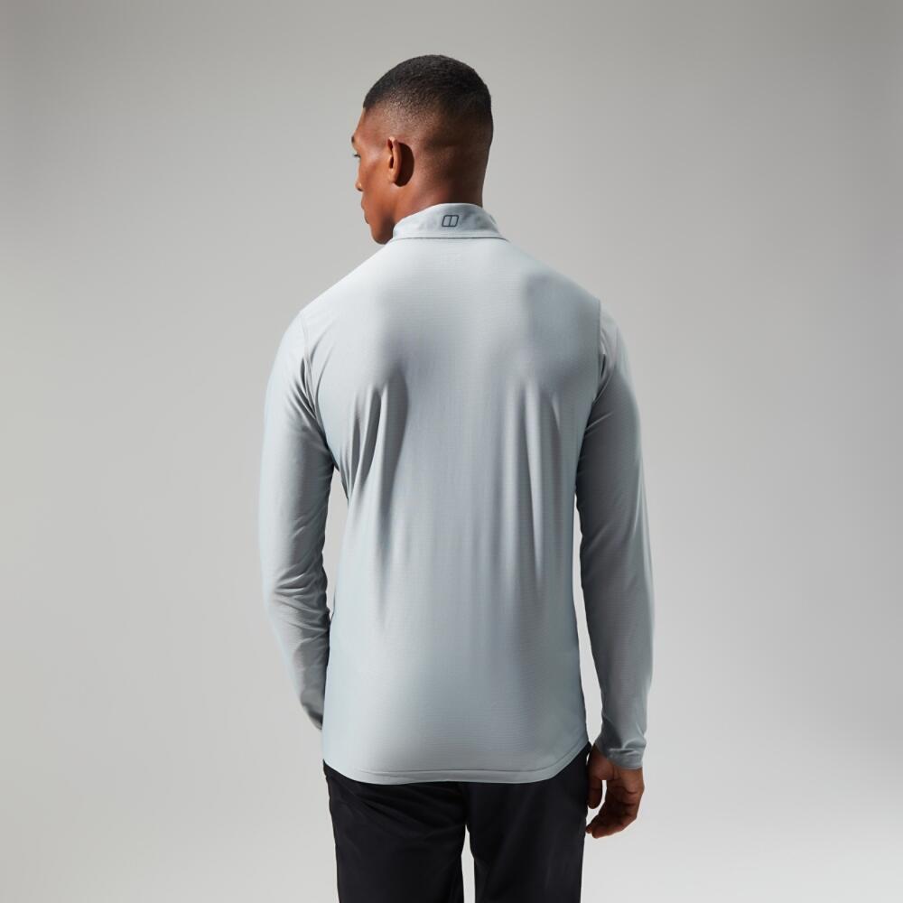 24/7 Long Sleeve Half Zip Base Layer - Grey 2/5