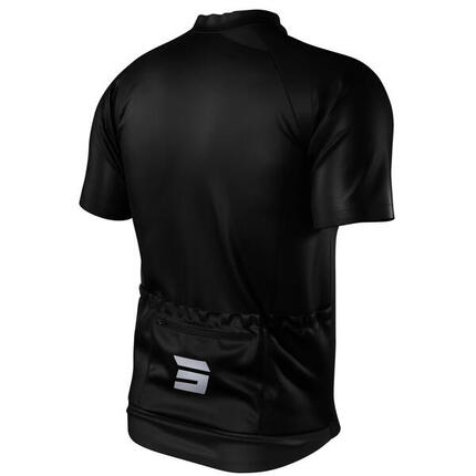 Erwachsene Fahrrad - Rennrad Trikot Kurzarm - Shot Unlimited Zip, schwarz