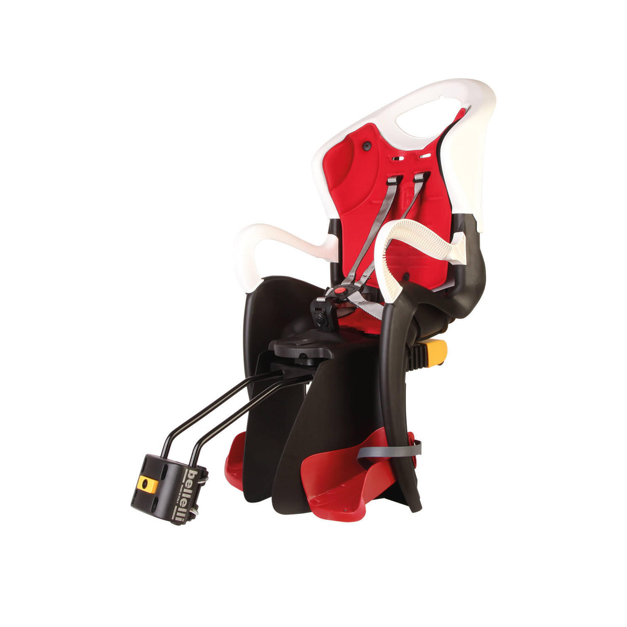 Bellelli - Bellelli Siège Bébé Pour Vélo Tiger Relax B-fix Blanc/rouge - Siège Vélo Enfant - Blanc - Taille Unique - Decathlon