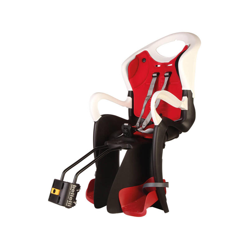 Bellelli Siège bébé pour vélo Tiger Standard BFix blanc/rouge BELLELLI Decathlon