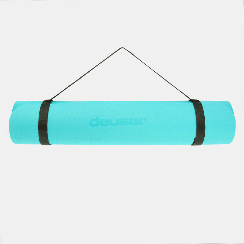 YOGAMATTE PETROL/GRAU 183 CM X 61 CM X 0,6 CM DEUSER®