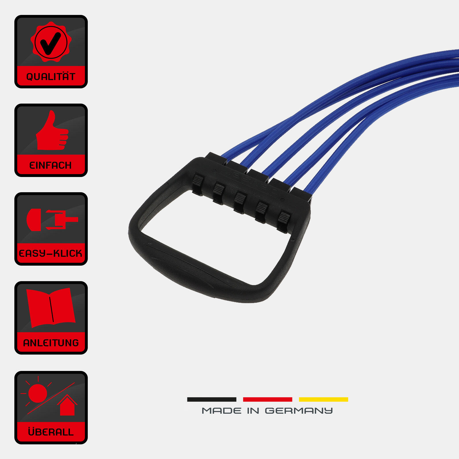 FITNESS EXPANDER KRAFTTRAINING BLAU 20 - 100 KG DEUSER® 2/6