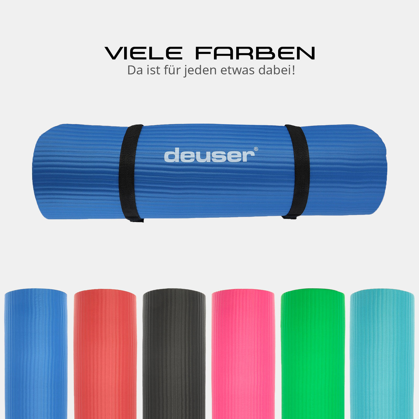 FITNESSMATTE BLAU 182 CM X 61 CM X 1,2 CM DEUSER® 6/6