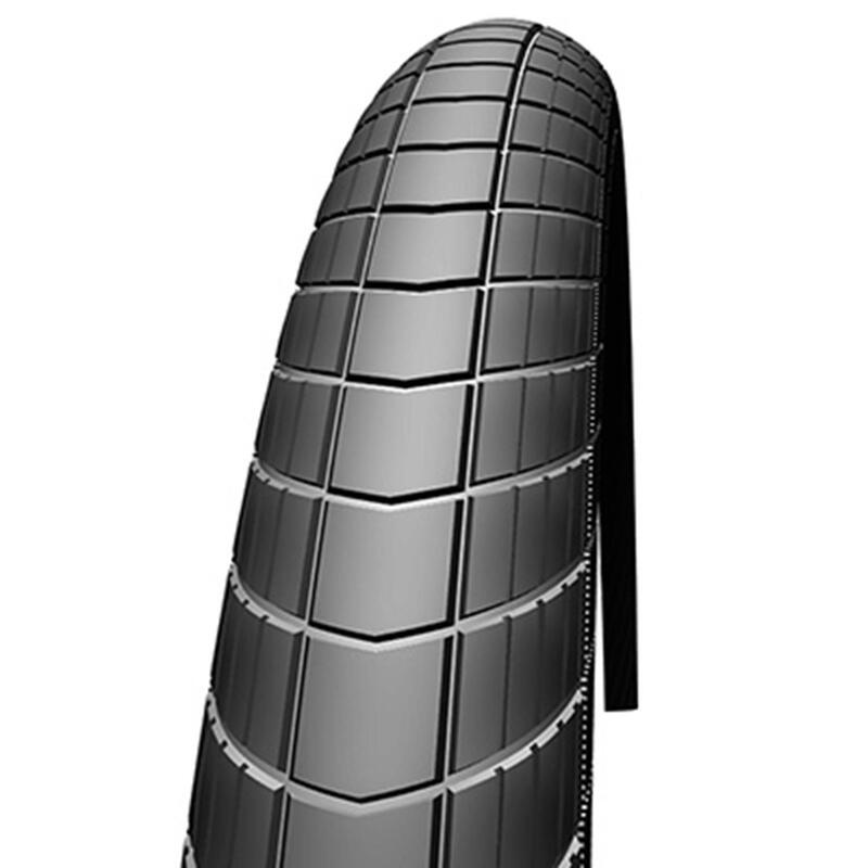 Pneu vtt/urbain 26 x 2.15 Schwalbe big apple noir tr (55-559) renfort k-guard