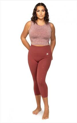 Legging Femme Fitness sans coutures Fibre Emana Taille haute Namasté