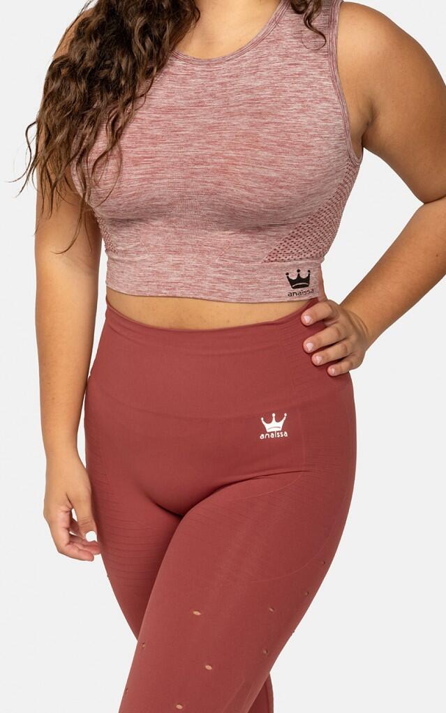 Legging Donna Fitness Modellanti senza cuciture, 2/7