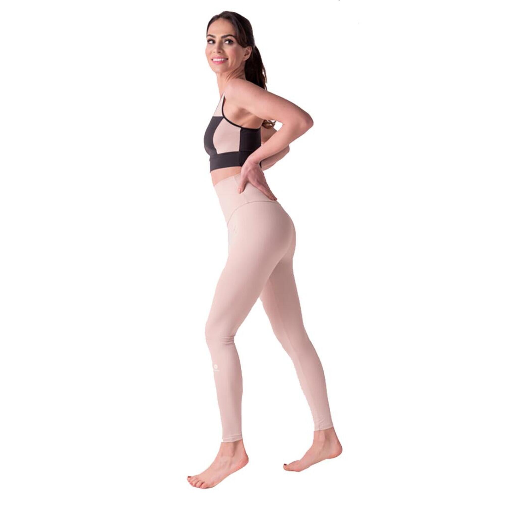 Anaissa - Legging Femme Fitness Taille Haute Natura - Legging - Beige - 42 M/l - Decathlon