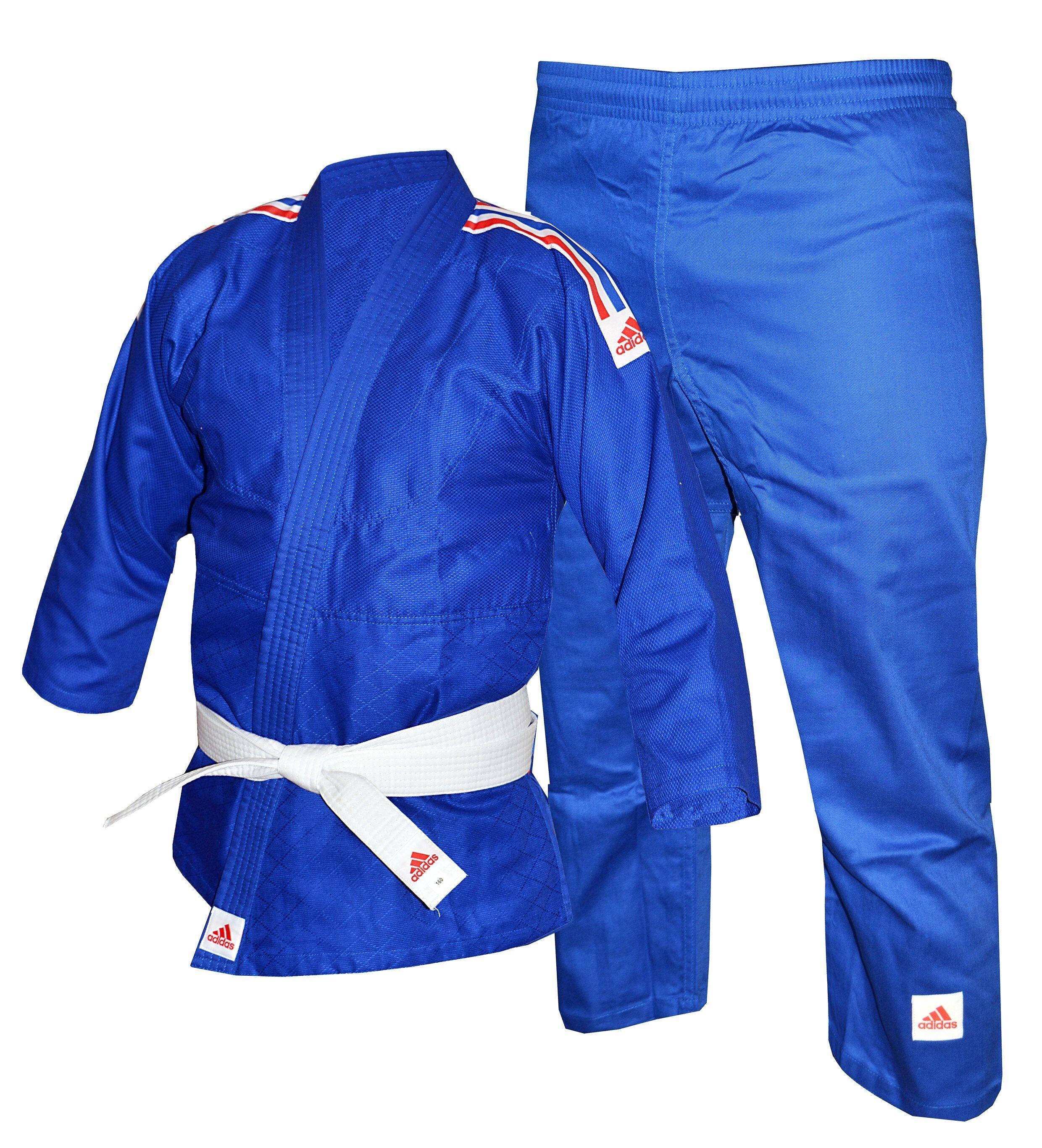 Adidas Kids J250 Judo Uniform - GB Stripes 1/3