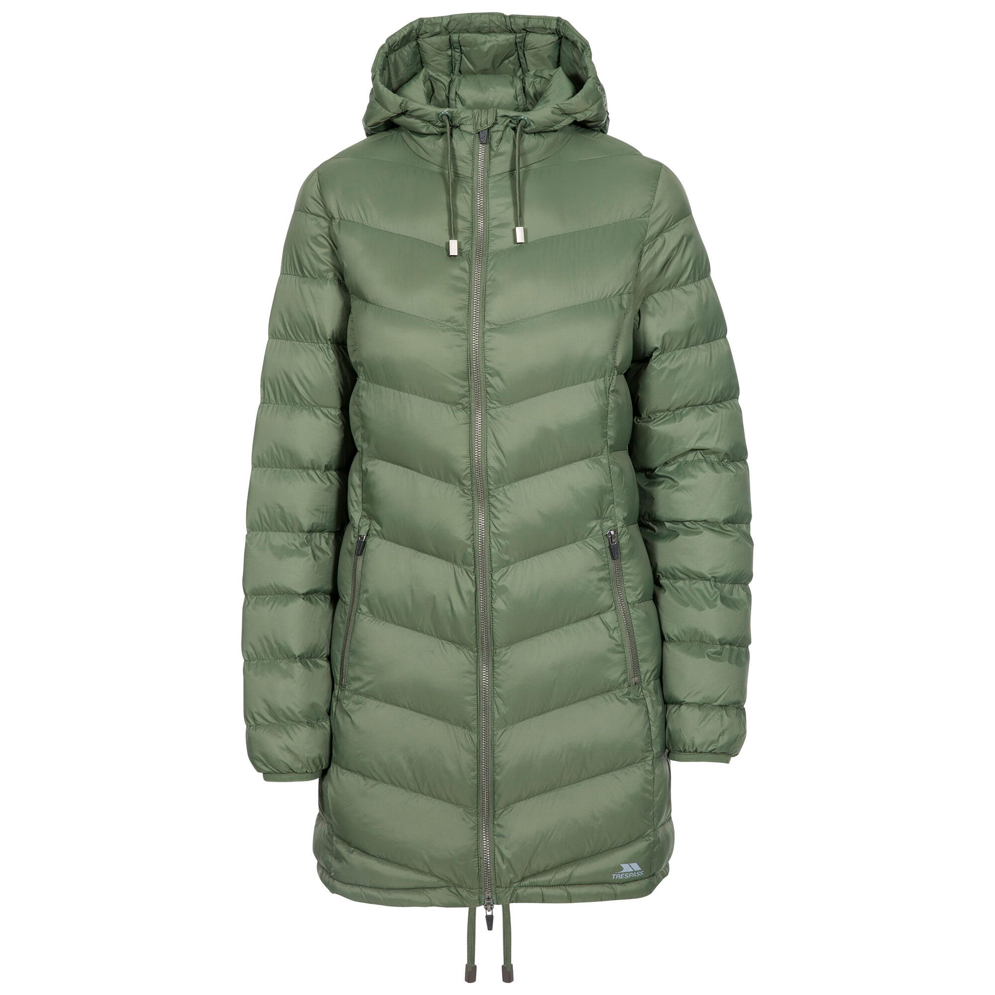 Giacca Imbottita Donna Trespass Rianna Verde 2/5