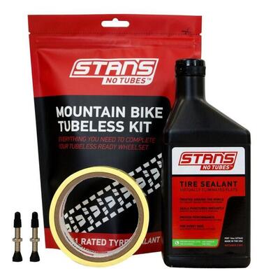 Tubeless kit. mtb. 27mm tape. 44mm ventiel
