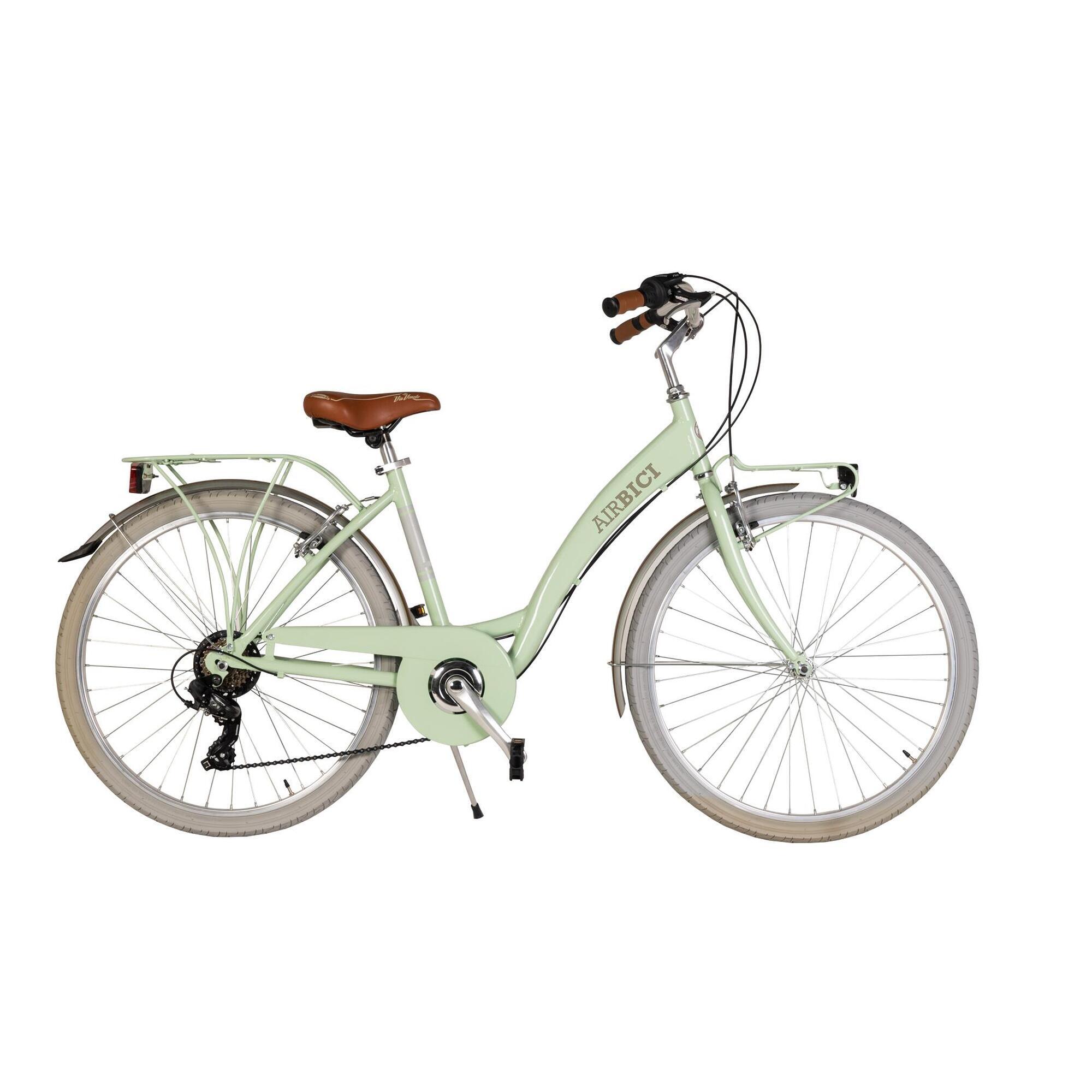 Bicicleta cidade Roda 26 6 velocidades estrutura em a o 46