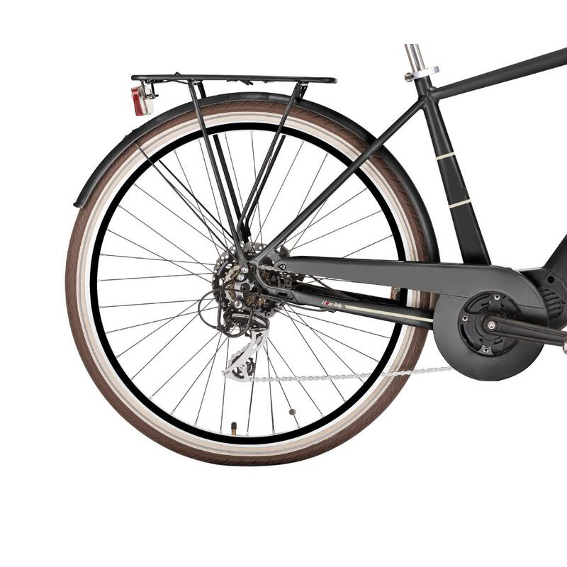Vélo électrique E-Lite  par Airbici, roues de 28 pouces, moteur central.