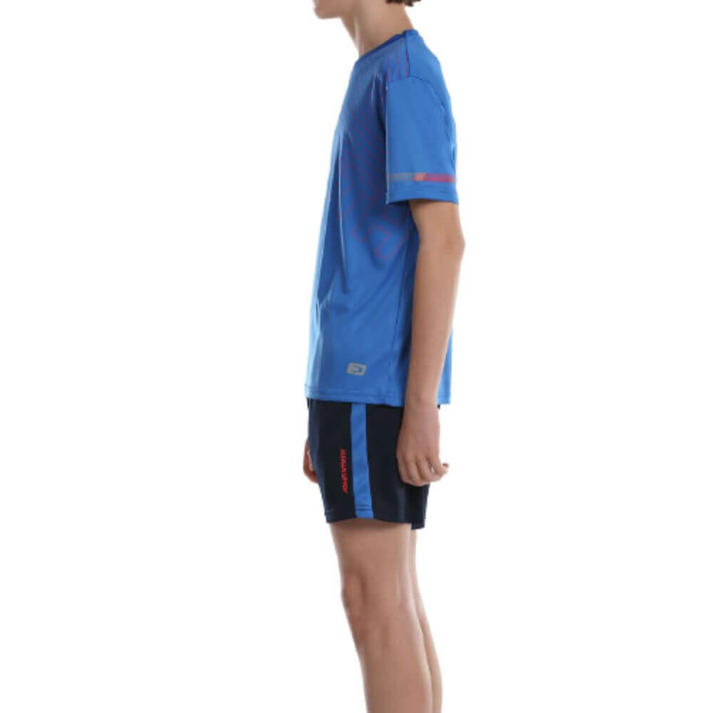 Conjunto ginástica respiravéis criança JOHN SMITH BOCHE SET. Azul Real 3/4