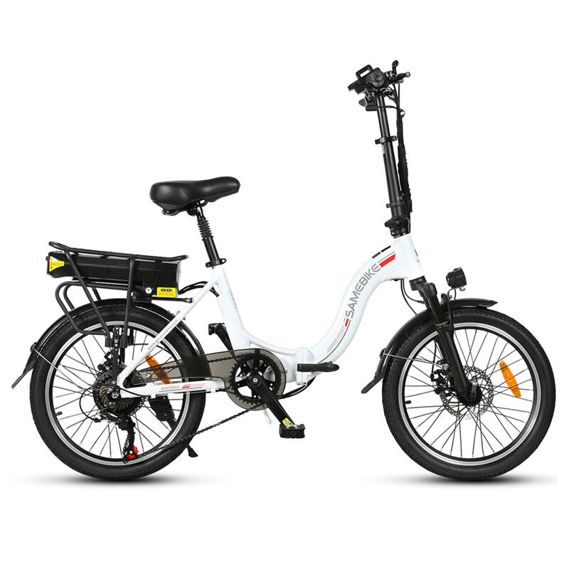 Bicicleta Urbana Jg20 samebike 350 25 kmhkmh blanco 350w36v10ah 360wh