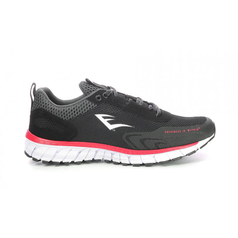 Zapatilla Calzado Deportivo para Hombre EVERLAST Burpee Negro-Gris-Rojo