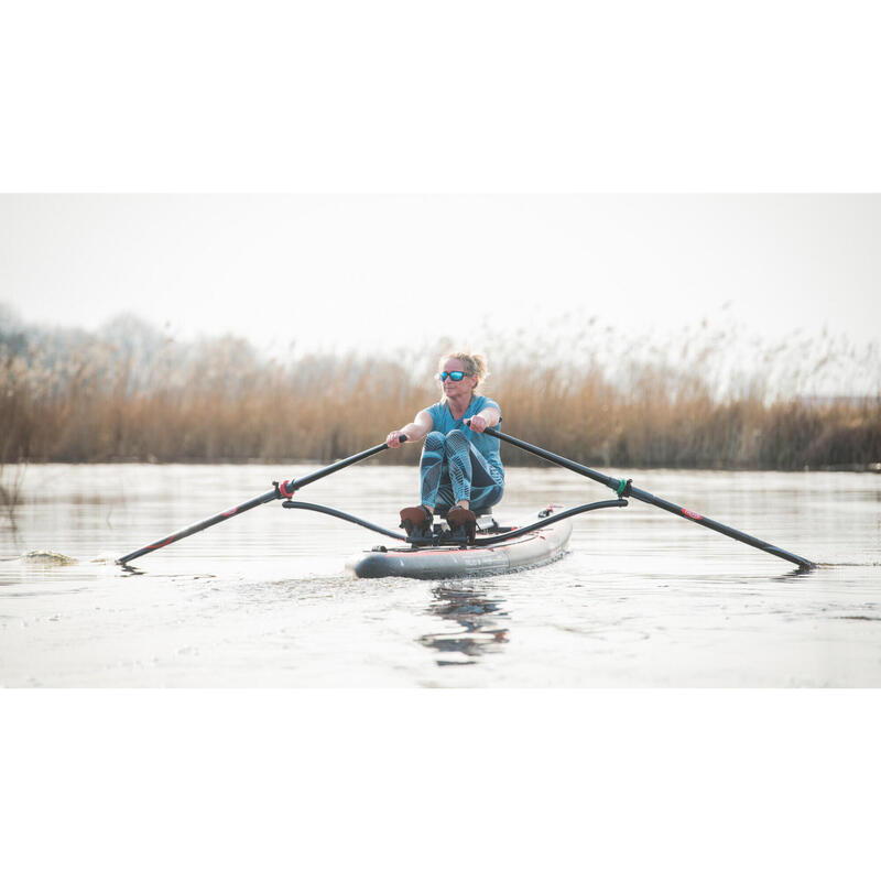 MOJO 18' Inflatable Rowing Board - Black/Red