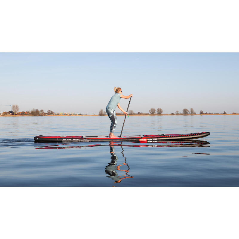 MOJO 18' Inflatable Rowing Board - Black/Red