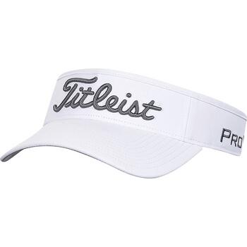 TOUR PERFORMANCE UNISEX ADJUSTABLE VISOR - WHITE/GREY