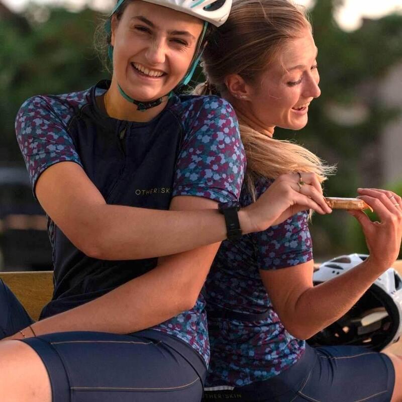 Cuissard Cyclisme Femme Bleu Ecoresponsable