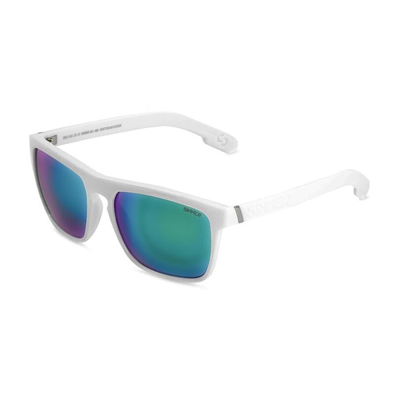 Ochelari de Soare Sinner Thunder, Alb Lucios, Unisex